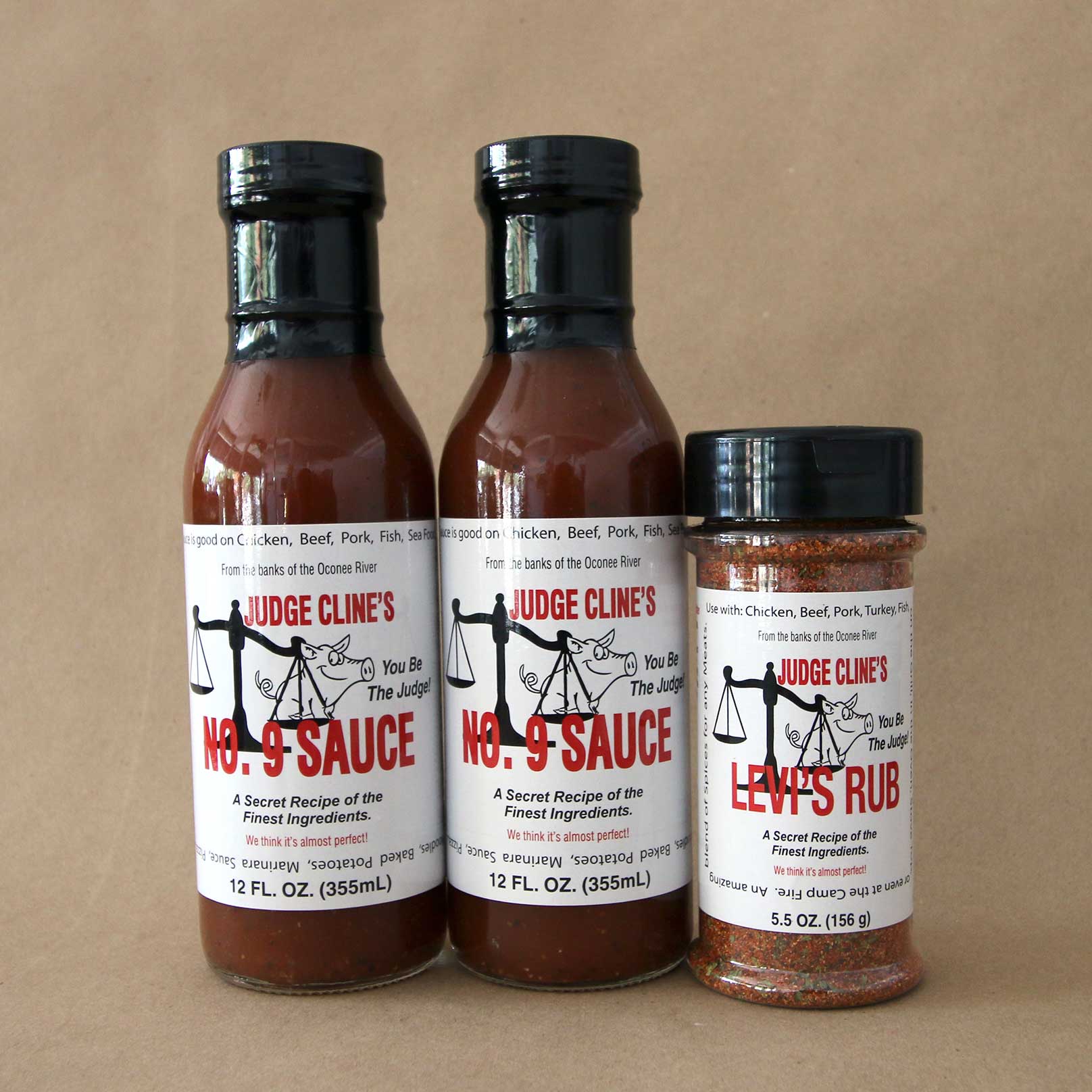 Butt Pack of Judge Cline's No 9 and Levi's Rub